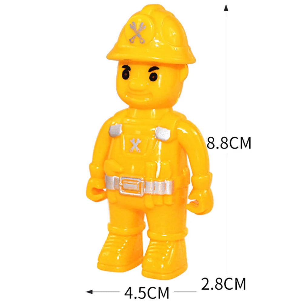 Construction Bulldozer Series Disposable Tableware set Paper Cups Plates excavator Truck Balloon Boy's Birthday Party Decoration