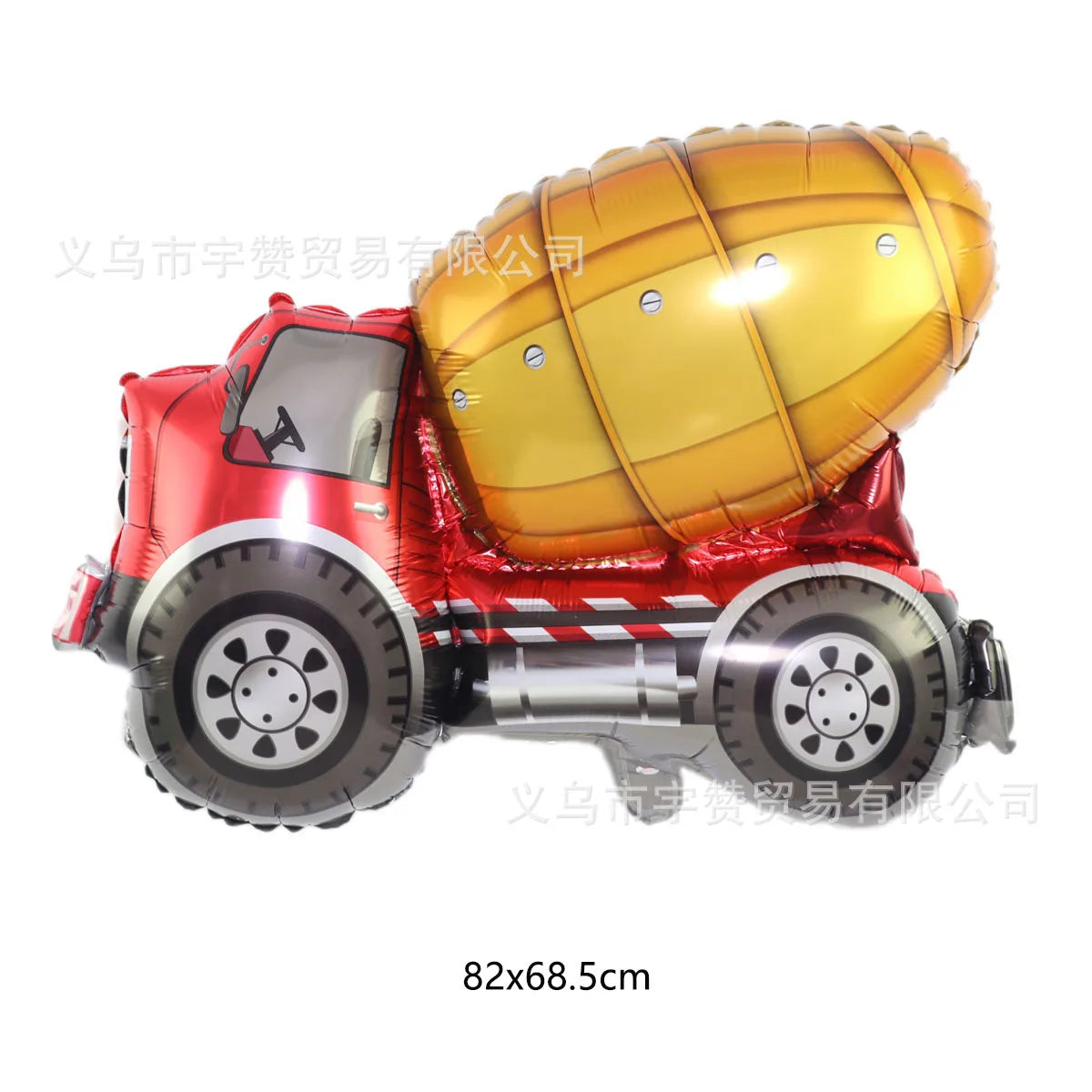 Construction Bulldozer Series Disposable Tableware set Paper Cups Plates excavator Truck Balloon Boy's Birthday Party Decoration