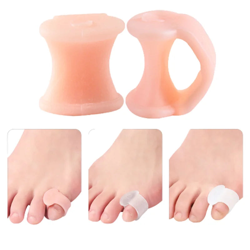 Toe Separators, Bunion Corrector for Curled and Overlapping Toes, Hammer Toe Corn and Blister