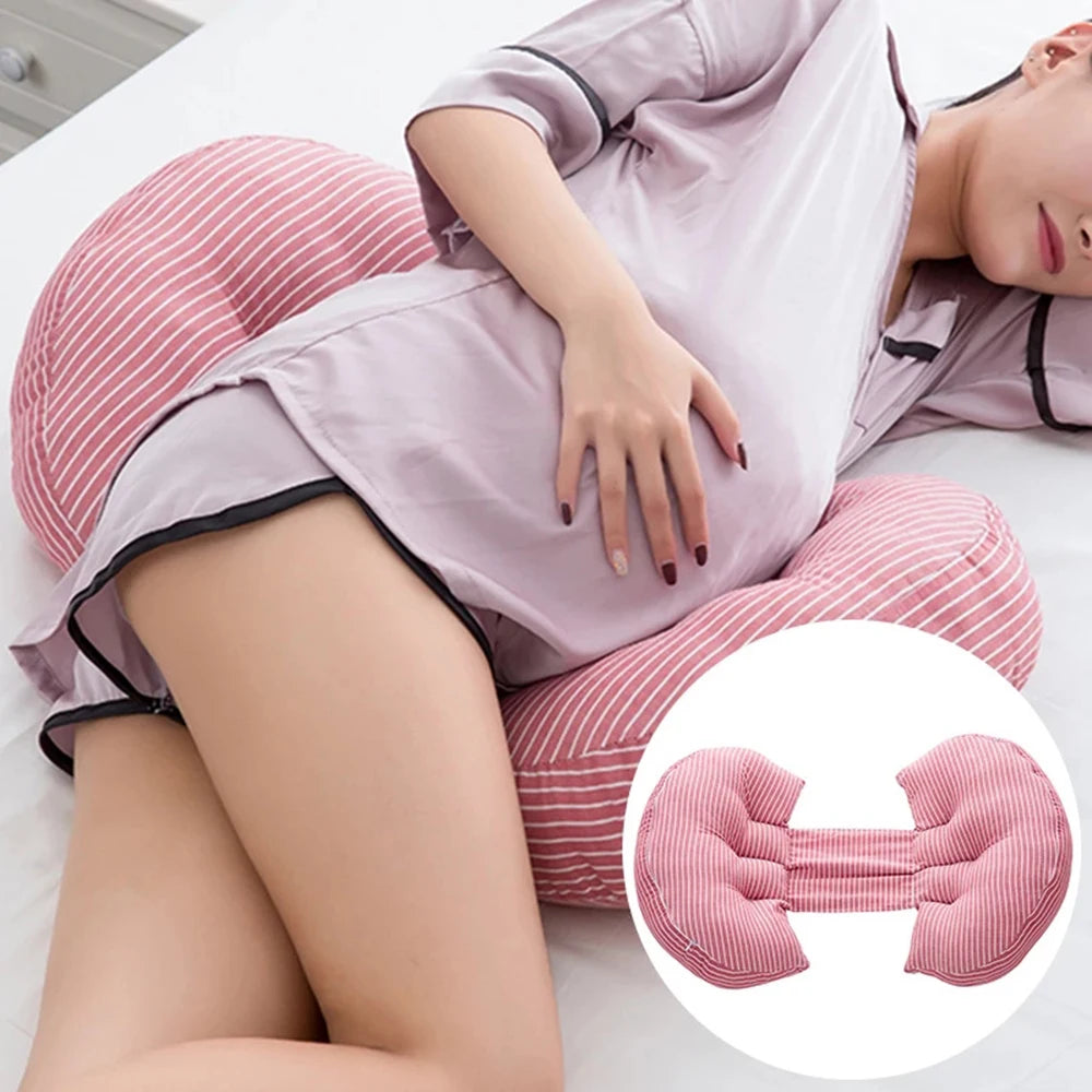 Pregnancy Sleep Pillow, U-Shaped Belly Support Foldable Throw Pillow For Women, Hospitals, Bedrooms