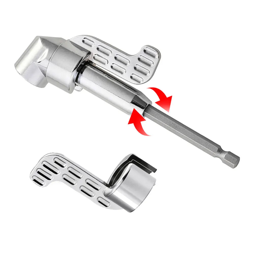 Angle Screwdriver Extension Socket Adapter Nozzles Hex Shank Magnetic Holder Adapter