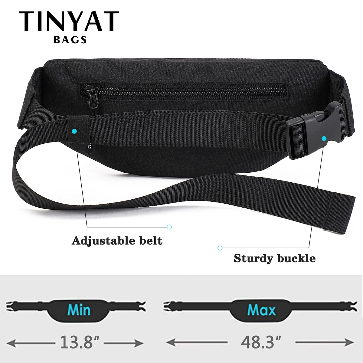 Large Crossbody Fanny Chest Waist Bag Pouch Travel Shoulder Bag for Enjoy Sports Festival Workout Traveling Running