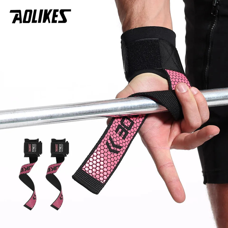 Weightlifting Wrist Straps with Superior Wrist Support for Deadlifting, Bodybuilding, Powerlifting