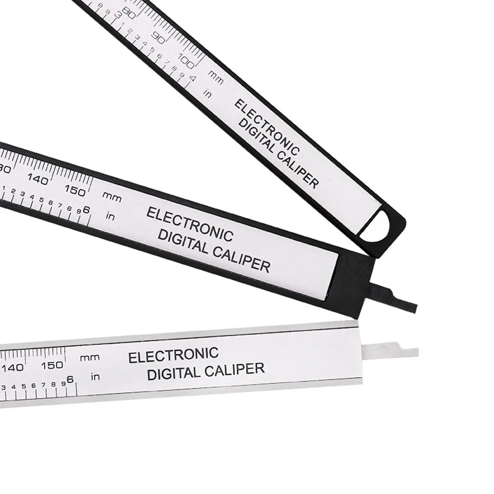 Digital Caliper Measuring Tool with Large LCD Screen Millimeter Conversion, Plastic Case, Perfect for Household, DIY