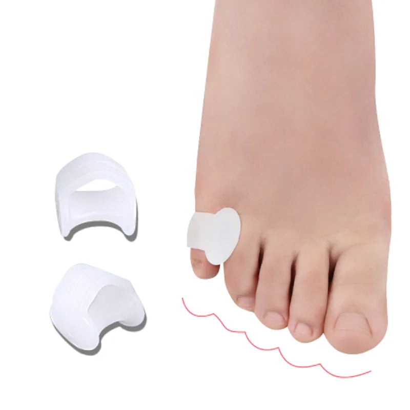 Toe Separators, Bunion Corrector for Curled and Overlapping Toes, Hammer Toe Corn and Blister