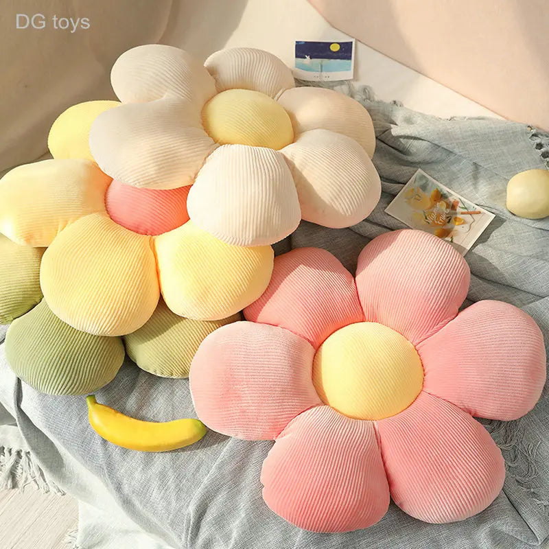 Daisy Pillow Flower Shaped Pillows Plush Decorative Throw Pillows for Sofa Couch Bed