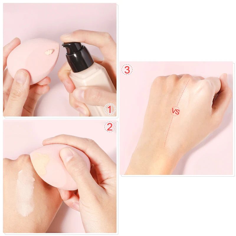 Makeup Blender Beauty Sponge Set Powder Puff Cosmetic Applicator for Facial Makeup Tools