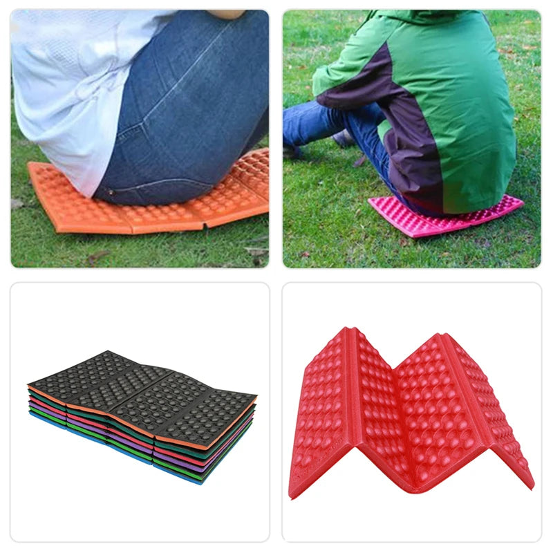 Camping Outdoor Foldable Seat Cushion Foam Mat Outdoor Floor Mat Fold Waterproof for Hunting