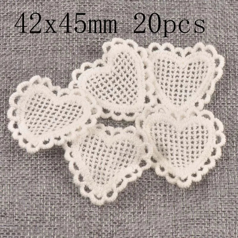 Mix Style White Flower Lace Embroidery Patches Sewing for Decorating Clothing, Bags