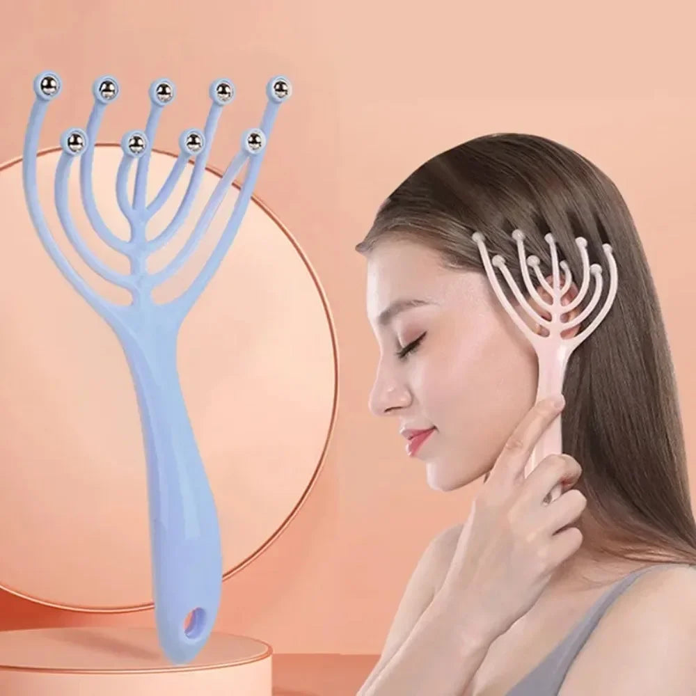 Handheld Claw Head Scalp Massager for Deep Relaxation & Stress Reduction in The Office Home