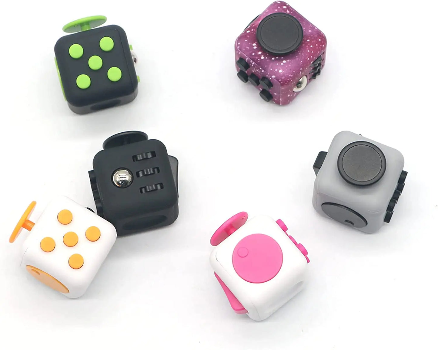 Solid Color Fidget Decompression Dice for Release Stress Autism Anxiety Relieve Adult Kids Stress Relief Anti-Stress Fingertip