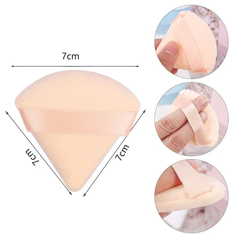 Powder Puff Triangle Makeup Sponge Setting Puff for Loose Powder Body Powder Beauty Makeup Tools