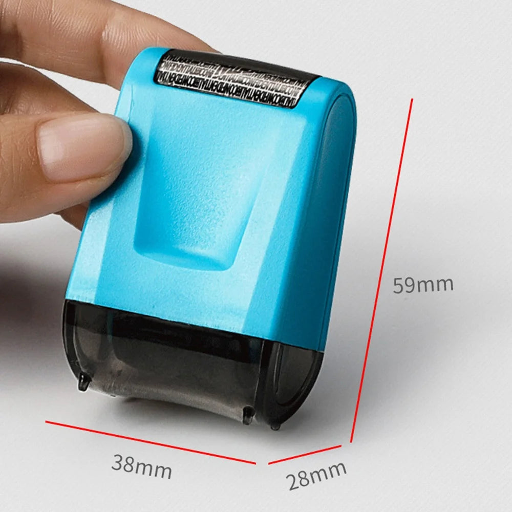 Confidentiality Seal Address Blocker Identity Stamp Roller Identity Guard Stamp Privacy Wide Roller