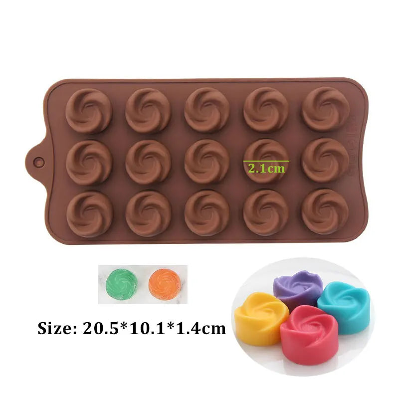 Silicone Chocolate Truffle Mold Non-Stick Candy Molds for Chocolate Candies