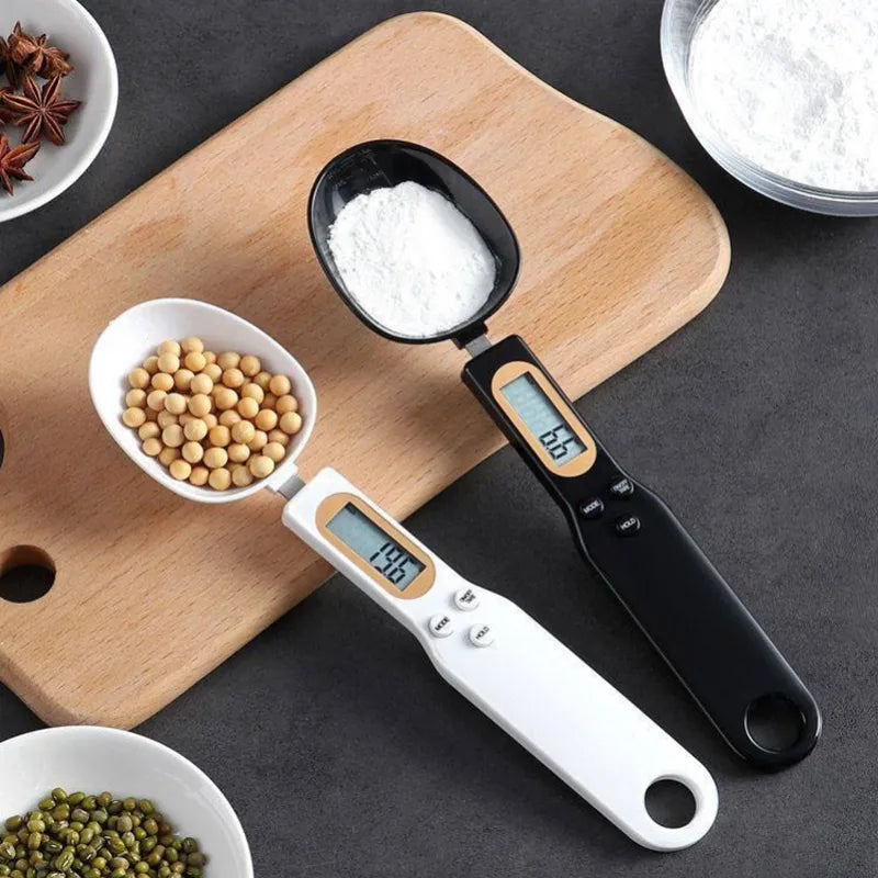 Electronic Digital Measuring Spoon Scale Food Coffee Weigh Scale for Home Kitchen LCD Display