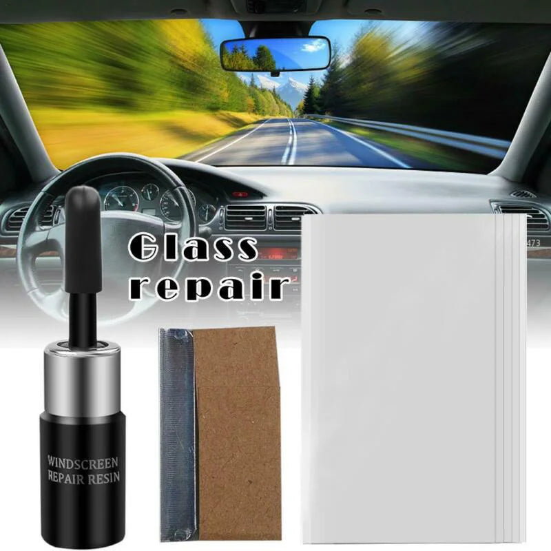 Automotive Glass Nano Repair Fluid Kit Cracked Car Windshield Repair Kit Resin for Cars