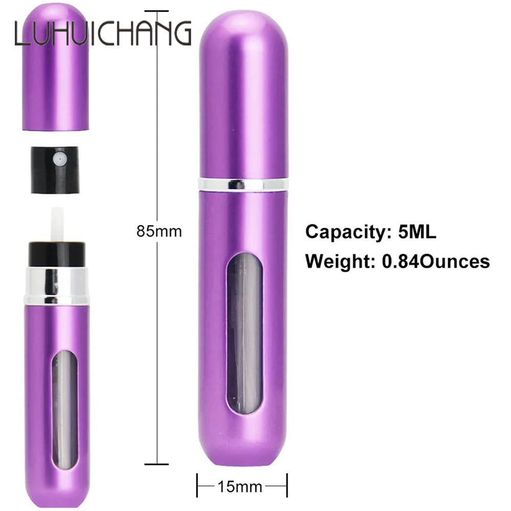 Mini Refillable Perfume Bottle Travel Spray Scent Pump Dispenser Pump Transfer Tool for Travelling