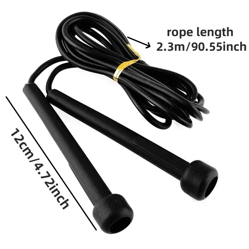 Weighted Jump Rope Skipping Rope Tangle-Free Rapid for Workout Fitness, Weight Loss, Excercise at Home School Gym