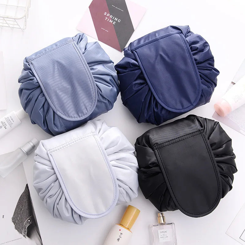 Drawstring Makeup Bag Organizer Water-Resistant Cosmetic Pouch for Travel & Durable Toiletry Bag