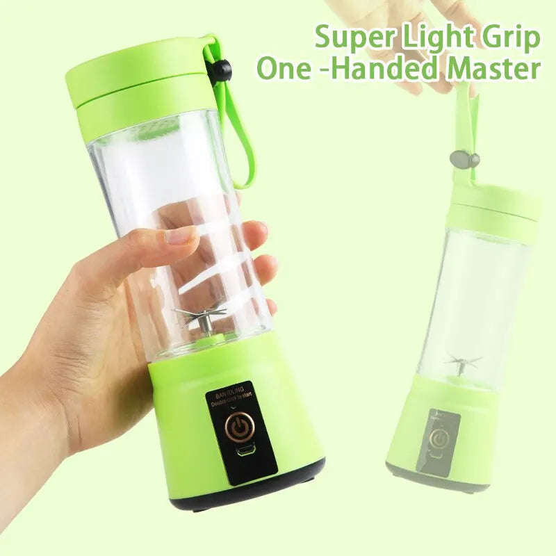 Portable Fruit Juicer Blender USB Rechargeable Smoothie Juicer Cup Mini Blender Shakes for Home, Office