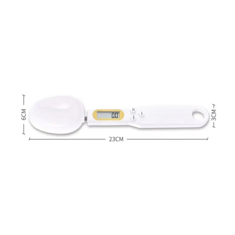 Electronic Digital Measuring Spoon Scale Food Coffee Weigh Scale for Home Kitchen LCD Display