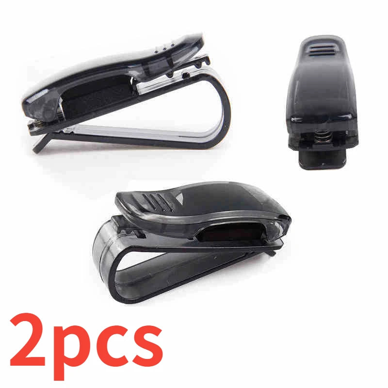 SunGlasses Holders Clip Hanger Eyeglasses Mount 180 Degree Rotational Holder for Car Sun Visor