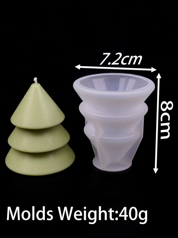 Christmas Santa Mold Resin Casting for Making Candle Home Decoration and Christmas Party Decoration