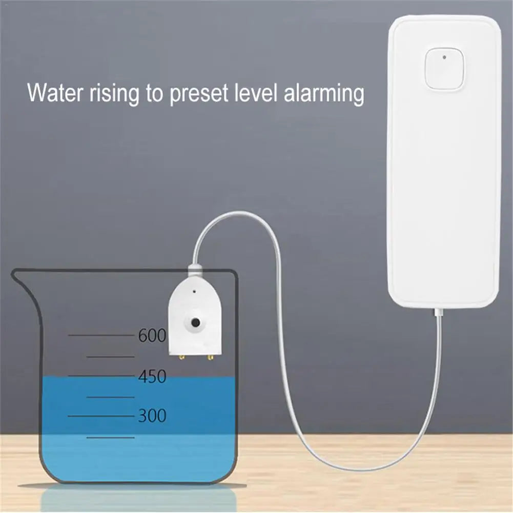 WiFi Water Sensor Adjustable Alerts & App Alerts, IP67 Waterproof, Wireless Detector for Home, Office