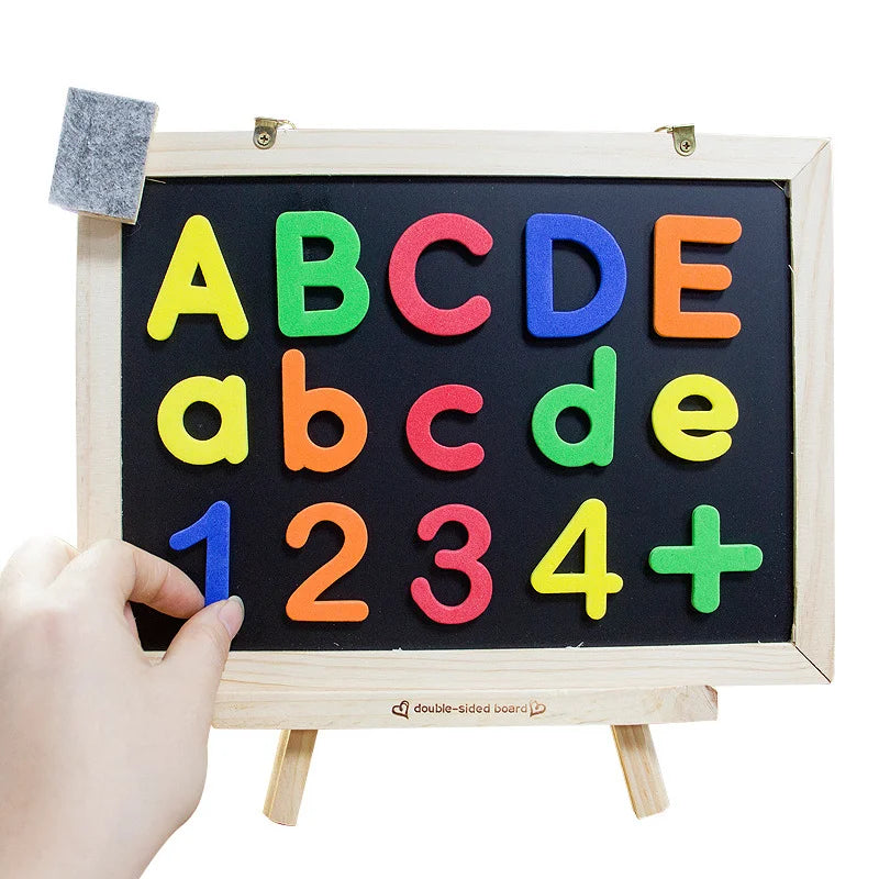 Magnetic Letters Numbers Colorful Educational Set Spelling Counting Uppercase Lowercase