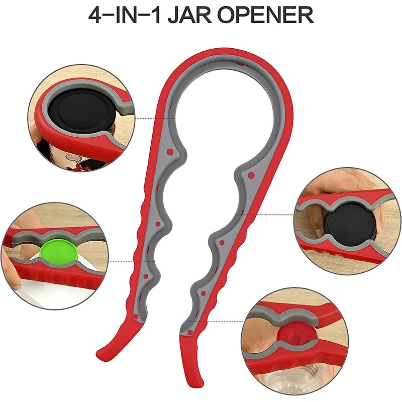 Jar Opener Bottle Opener for Weak Hands for Children, Elderly and Arthritis Sufferers