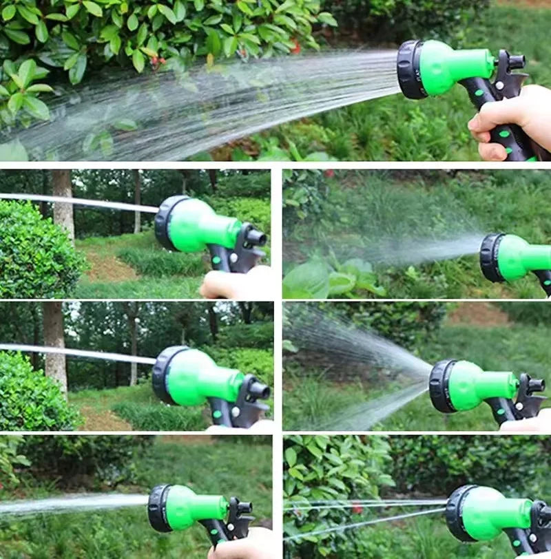 Garden Hose Water Hose Expandable Multi-Function Water Gun Sprayer for Gardening Car Pet Washing