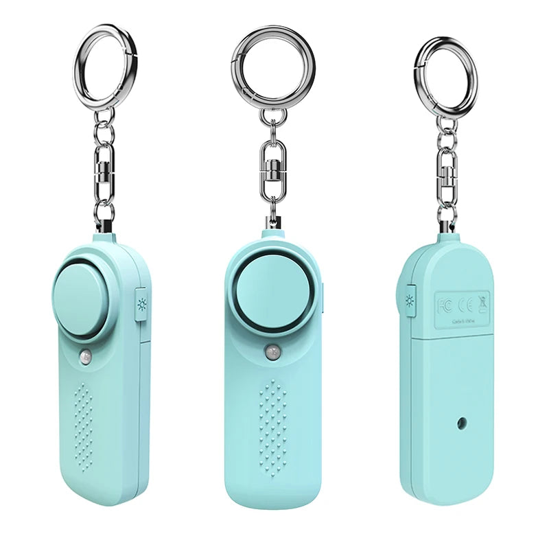 Personal Alarm Keychain for Women Self Defense Loud Safety Whistle Alert Device With LED Light