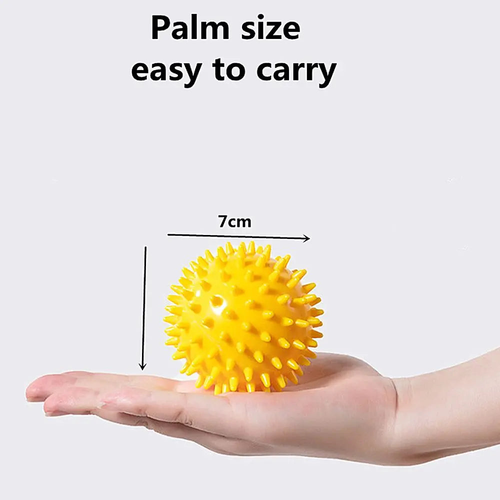 Spiky Massage Balls, Plantar Fasciitis Relief Ball  for Muscle Recovery Myofascial Release Pain Relief