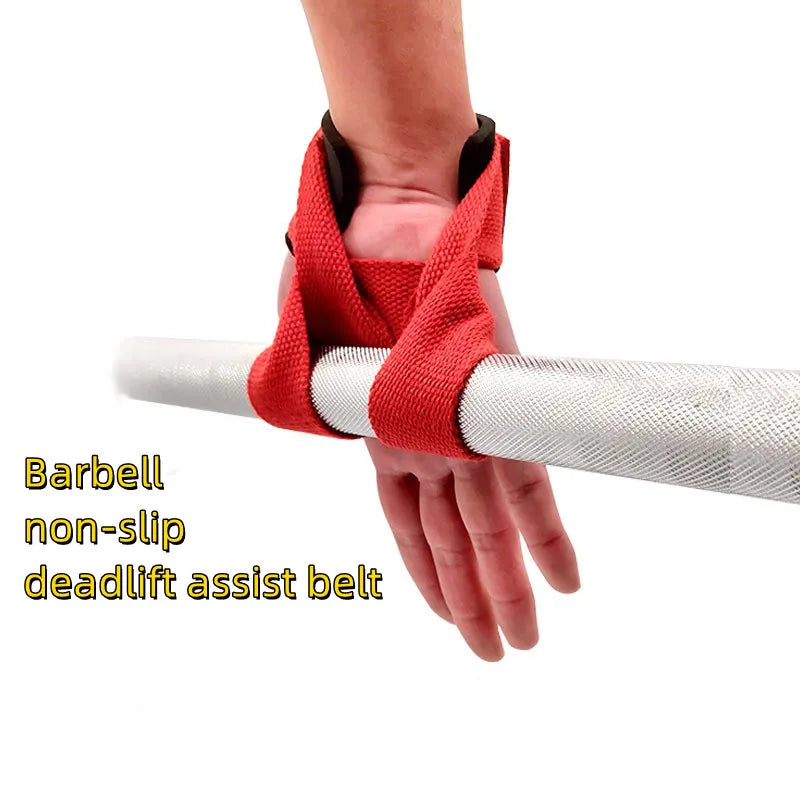 Gym Lifting Straps Barbell Deadlift Booster Belt Fitness Anti-slip Hand Wraps Wrist Straps