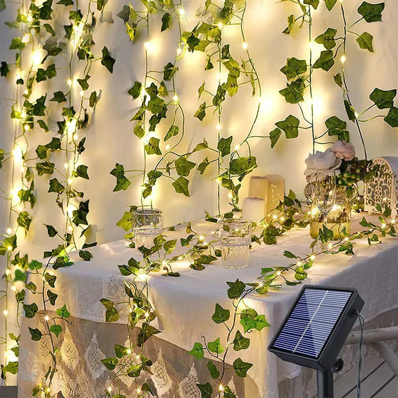 Maple Vines with Lights for Bedroom LED Fairy Lighs with Vines for Bedroom Wall Decor Wedding