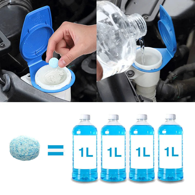 Car windshield washer fluid Concentrated Clean Tablets Windshield wiper fluid Solid Cleaner