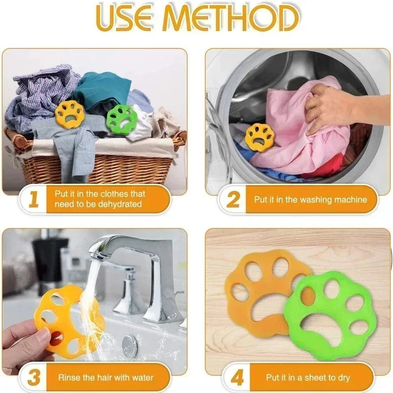 Pet Hair Remover for Laundry, Lint Hair Catcher for Washer, Drying, Bedding, Clothing