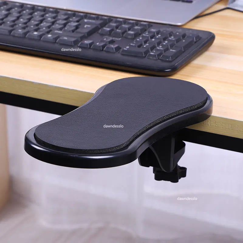 Computer Arm Rest Support Adjustable for Computer Desk Arm Rest Extender Rotating Mouse Pad Holder for Table