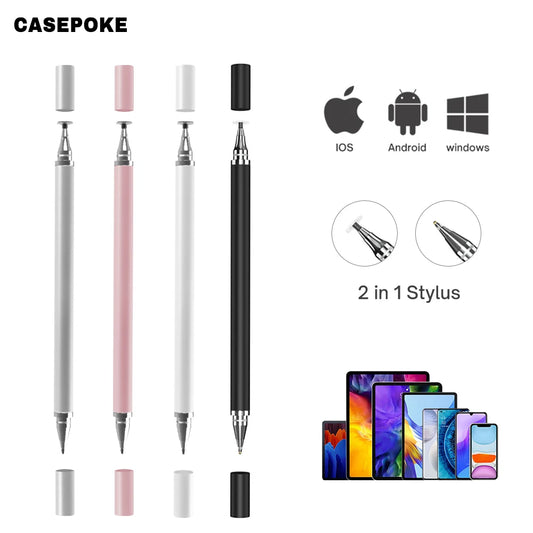 Stylus Pen for Touchscreen High Sensitivity Fingertip Stylus Pens for lPhone Android Tablets Smartphone All Universal Touch