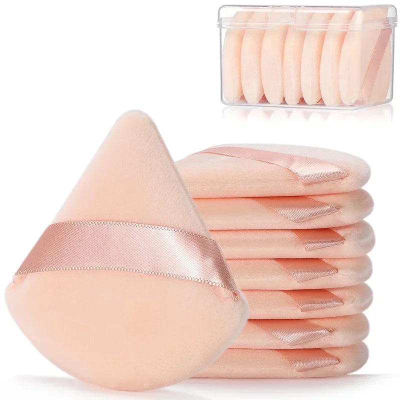 Powder Puff Triangle Makeup Sponge Setting Puff for Loose Powder Body Powder Beauty Makeup Tools