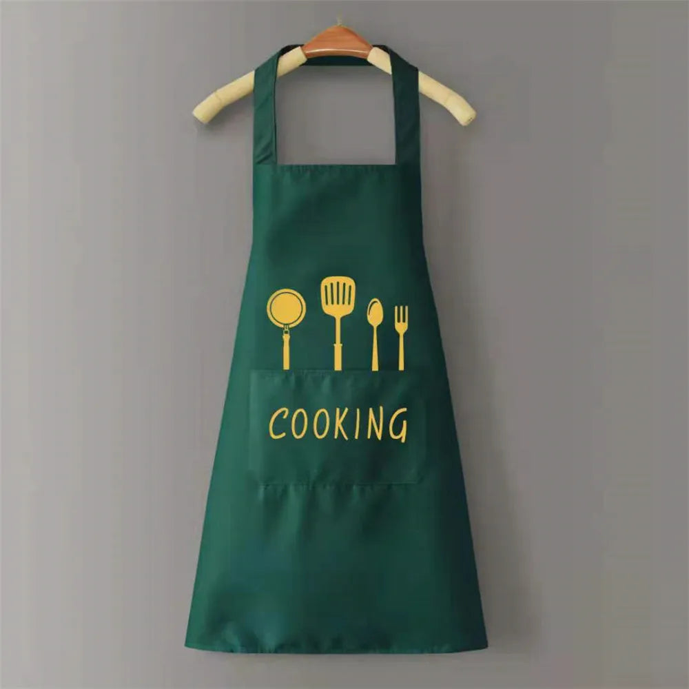 Kitchen Aprons for Women with Pockets for Cooking, Baking, Cleaning, Gardening, BBQ