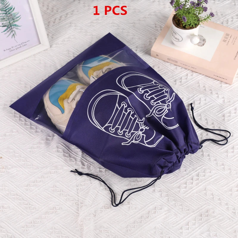 Portable Shoe Bags Organizer Drawstring Bags Travel Shoe Bags for Packing Men and Women