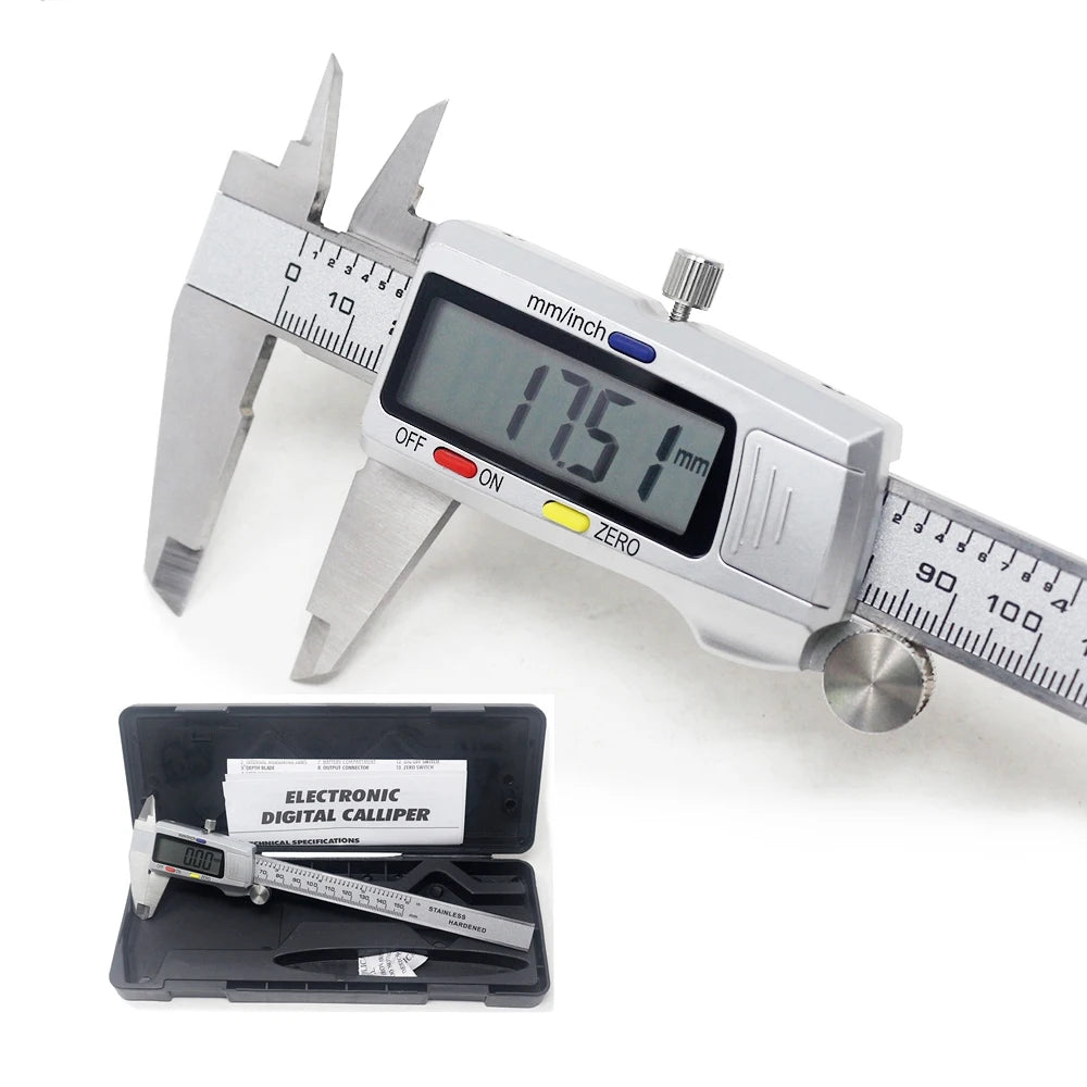 Digital Caliper Measuring Tool Micrometer with Large LCD Screen for DIY/Household