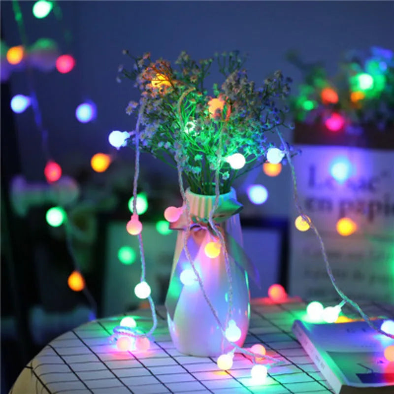 Globe String Lights USB/Battery Operated Waterproof Xmas Twinkle Lights for Party Wedding Wall Dorm Patio