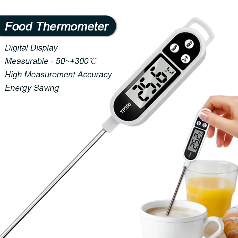 Digital Kitchen Meat Food Candy Thermometer for Oil Deep Fry BBQ Grill Smoker Pork Milk