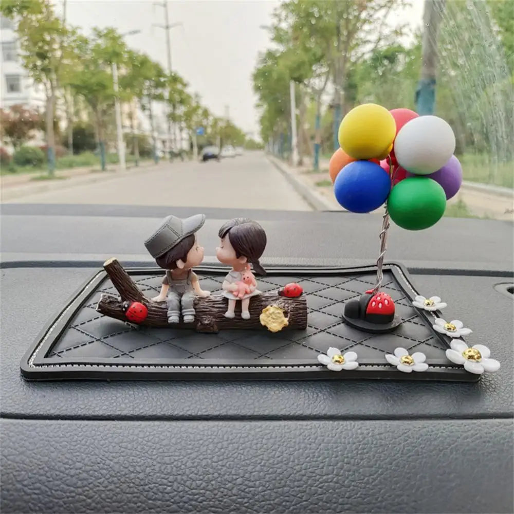 Cute Car Decoration Lovely Couple Ornament Auto Interior Dashboard Accessories for Boys Girls Gifts