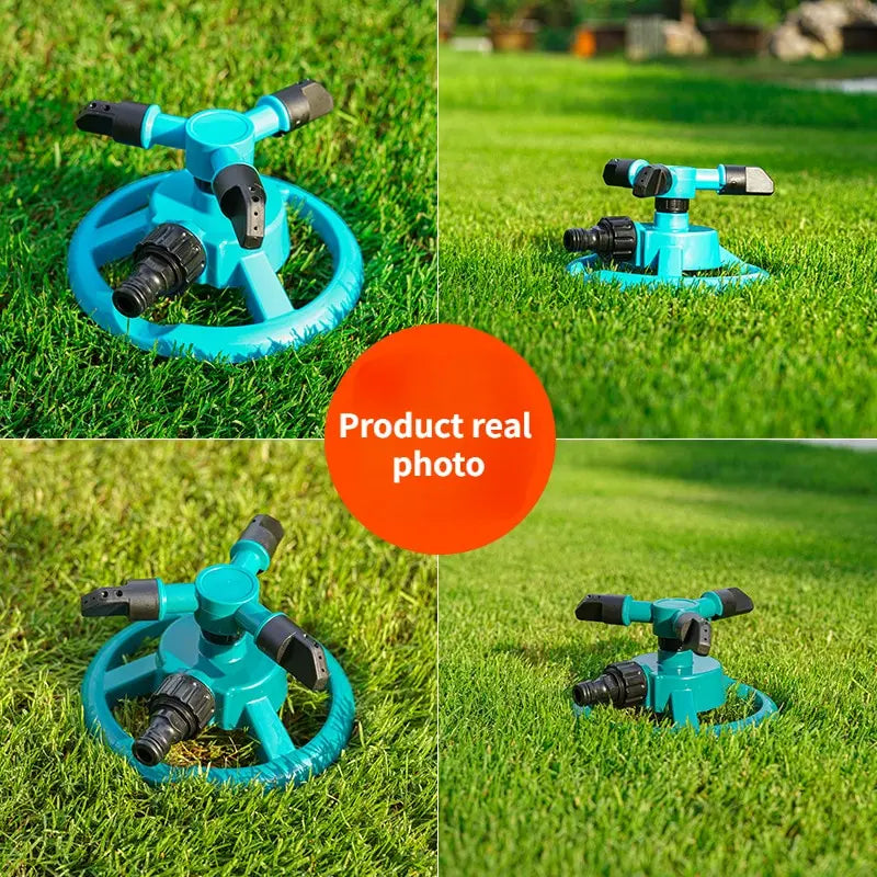 Automatic Rotating Watering Grass Lawn Rotary Nozzle Sprinklers Garden Irrigation Supplies Tool