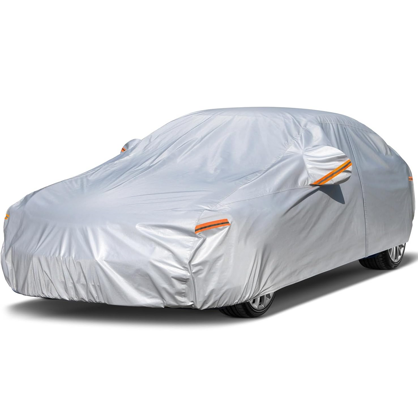 Car Cover Waterproof All Weather Outdoor Full Cover Rain Sun UV Protection Snowproof for Hatchback Sedan SUV