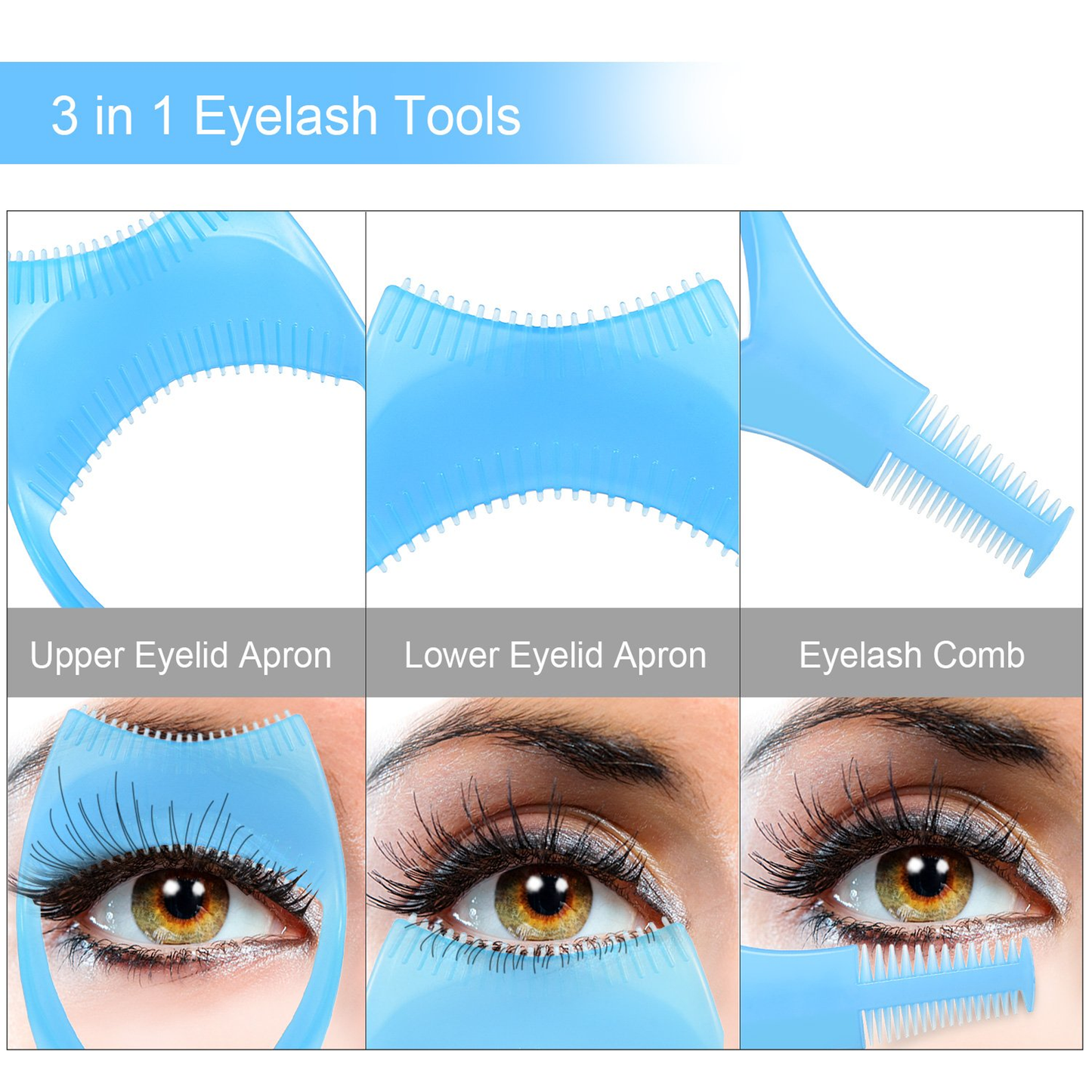 Eyelashes Mascara Shield Applicator Tool Lash Buddy Eyelash Makeup Tool For Women and Girls