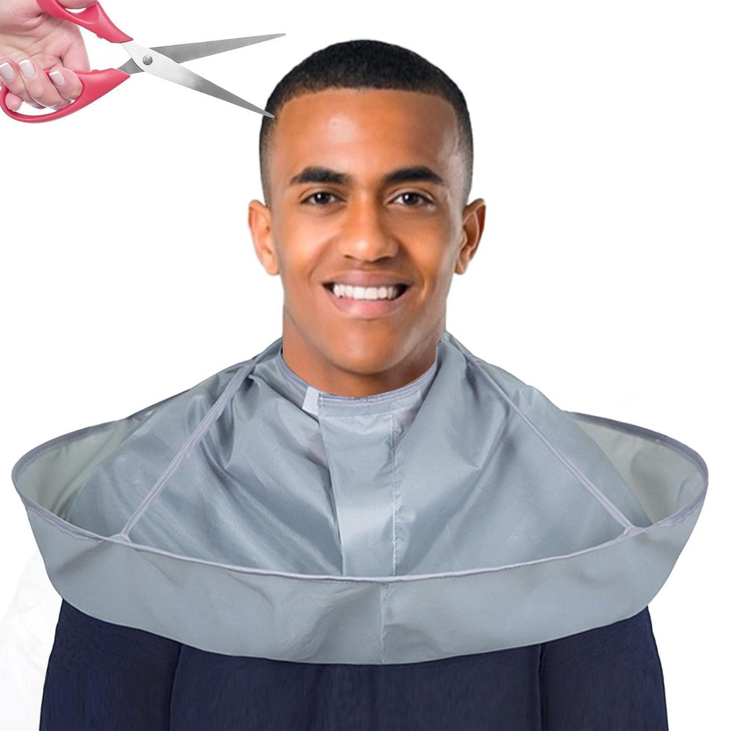 Hair Cutting Umbrella Cape Professional Salon Barber Cape Foldable Haircut Cloak for Adult Men and Women